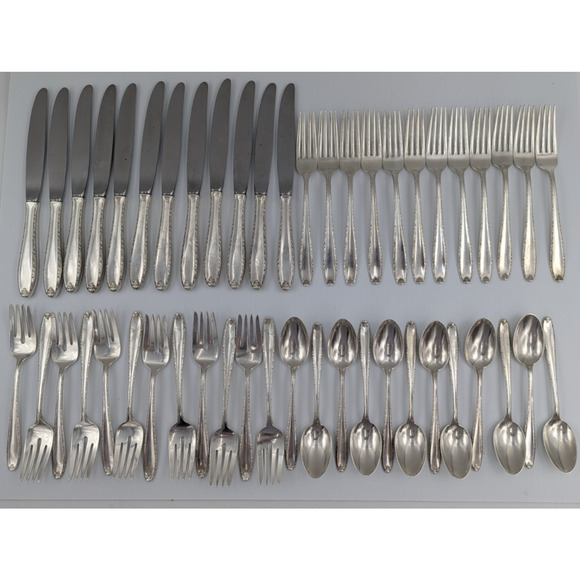 Alvin Southern Charm Sterling Silver 4 Pc Place Setting No Monogram - Picture 9 of 10